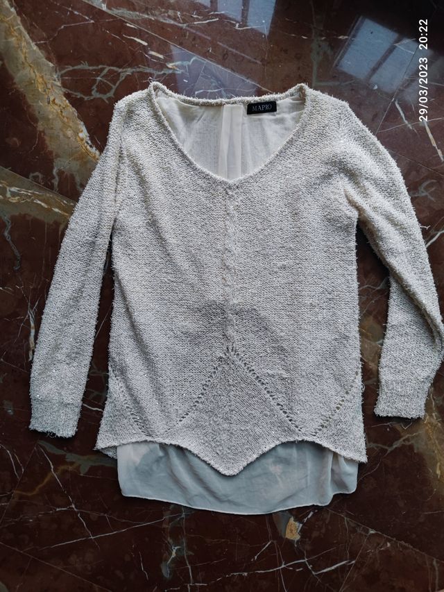 Jersey blusa talla S-M