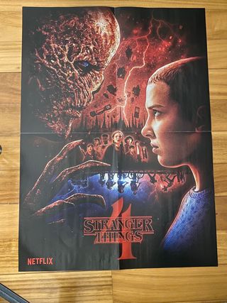 Póster de House of the Dragon y Stranger things 4