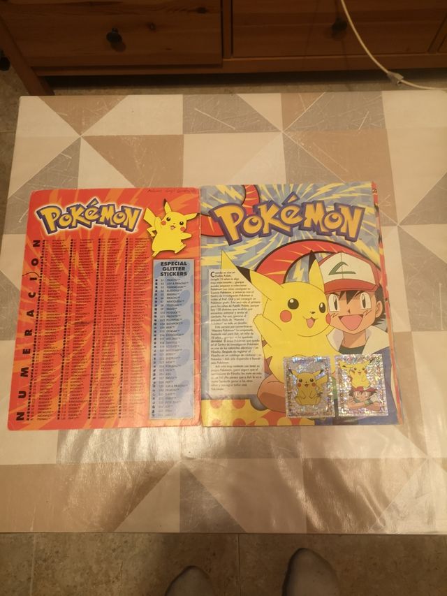 album de cromos pokemon completo