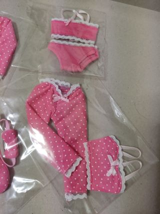 pijamas para Barbie/Dioramas  ,lote a estrenar