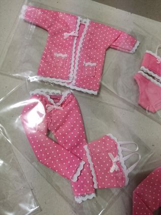 pijamas para Barbie/Dioramas  ,lote a estrenar