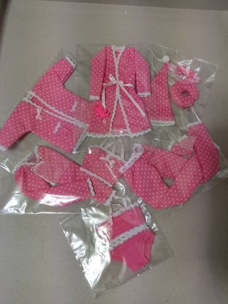 pijamas para Barbie/Dioramas  ,lote a estrenar