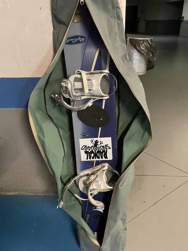 Tabla 155 cm con fijaciones y funda