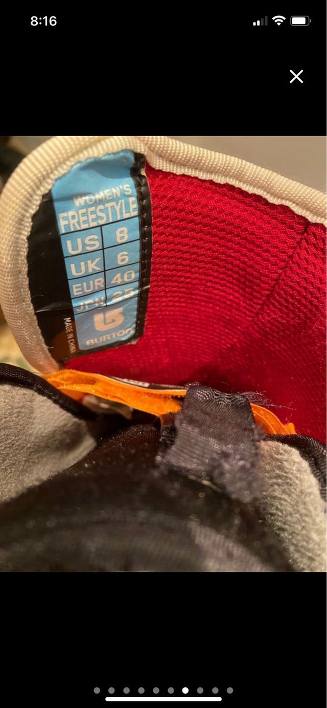 Botas Snow burton talla 40