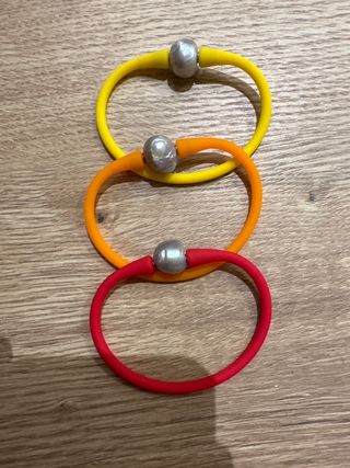 Pulsera Perla gris natural 