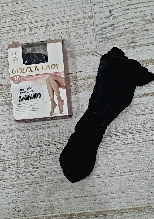 Pack 3 medias tobilleras de Golden Lady 
