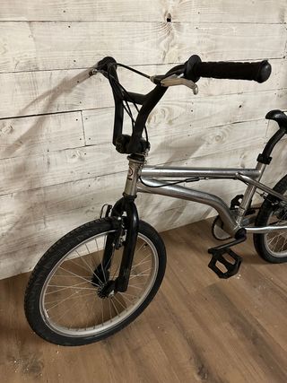 Bicicleta Bmx monty clásica con estribos