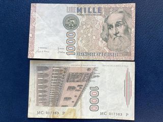 Billete ITALIA 1.000 Liras 1982