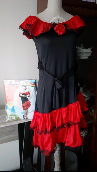 Disfraz bailarina de flamenco corto