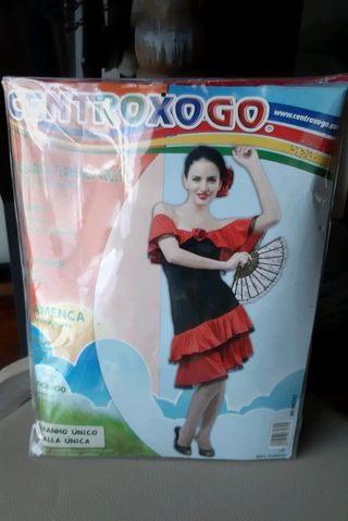 Disfraz bailarina de flamenco corto
