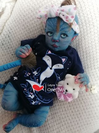 bebé reborn avatar, brilla oscuridad