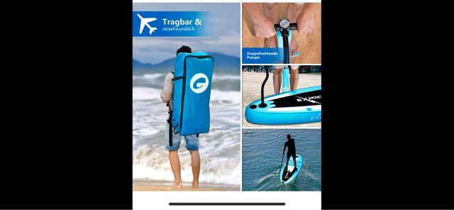 Tabla pádel Surf hinchable Nueva sin abrir.