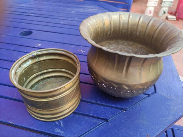 PIEZAS DE LATON ANTIGUO