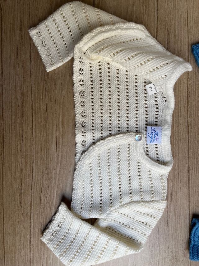 Lote de 3 rebecas bolero bebe niña