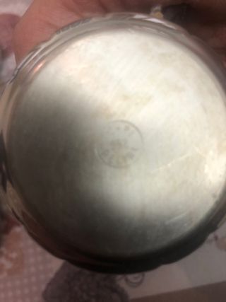 Servizio caffè in peltro e ceramica