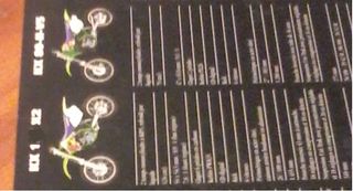 Kawasaki KX 80 Catalogo. Envio por 7 €.