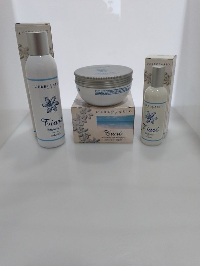 L'erbolario Tiare' Bagnolatte,Crema e Profumo