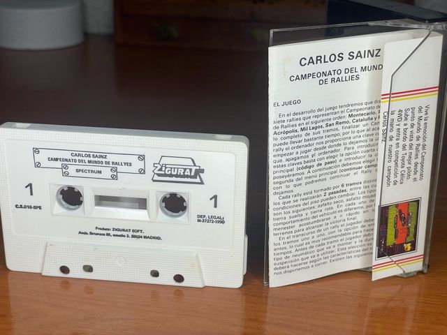 Carlos Sainz juego Erbe Spectrum