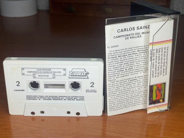 Carlos Sainz juego Erbe Spectrum