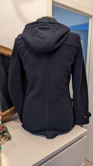 Chaqueta Trenca Azul Marino Lefties Talla S 