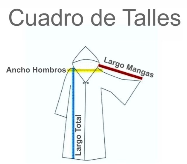 Túnica de papon + capillo