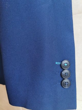 traje puroego azul marino
