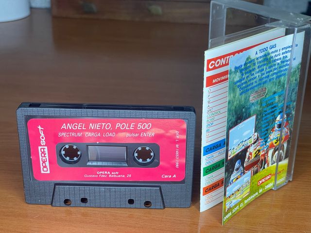 Angel nieto Pole 500 juego Spectrum