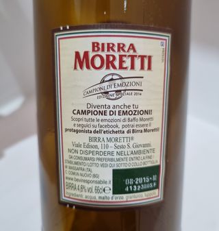 Bottiglie (Vuote) Birra Moretti Limited Edition