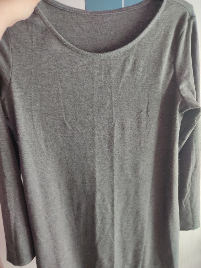 jersey vestido ancho, premamá talla 38/40