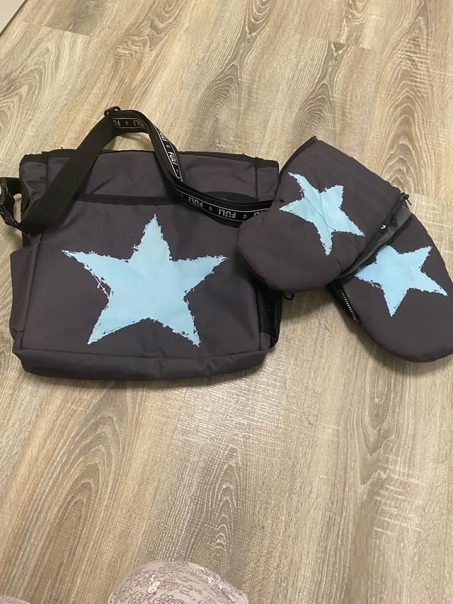 Bolsa carro bebé y manoplas