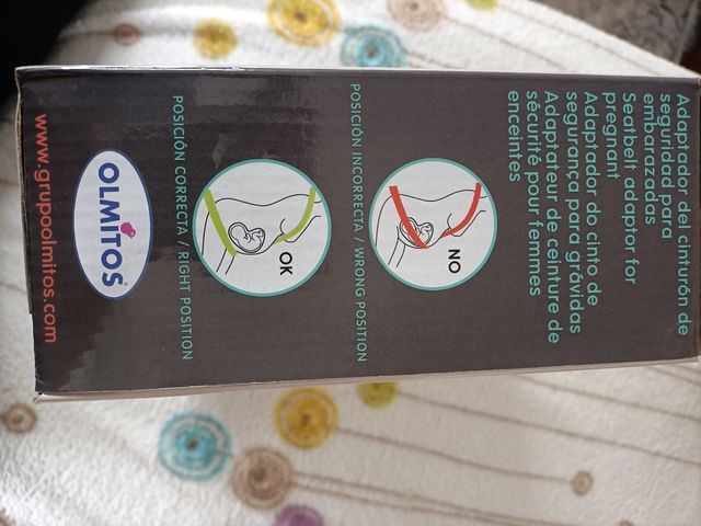 cinturón para el coche embarazada