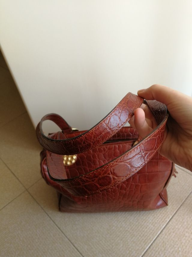 Borsa in pelle vintage Nicolas