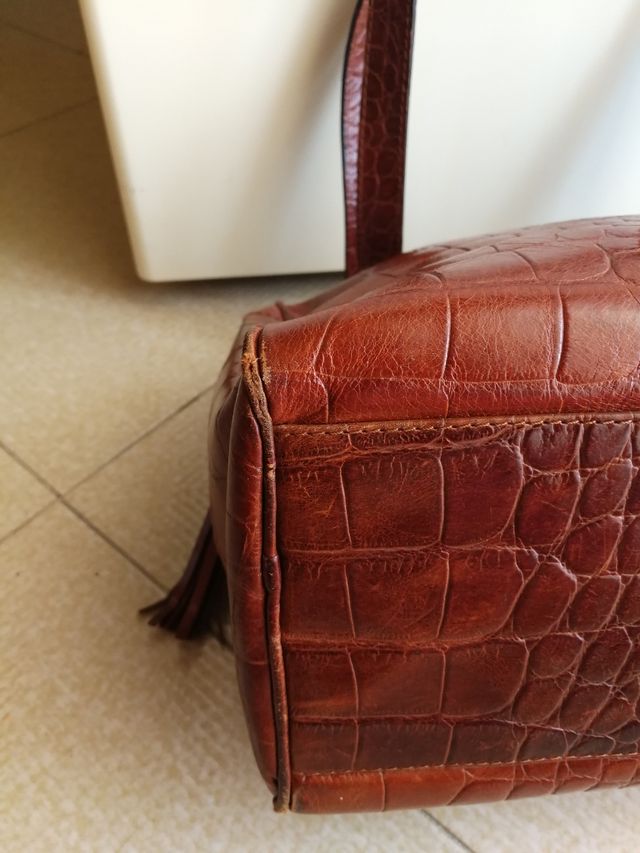 Borsa in pelle vintage Nicolas