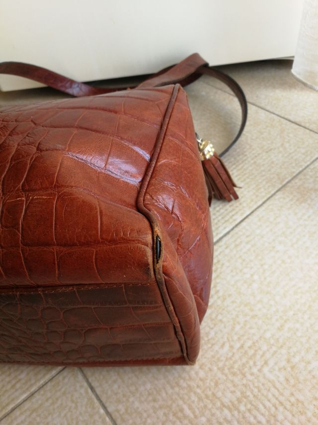 Borsa in pelle vintage Nicolas