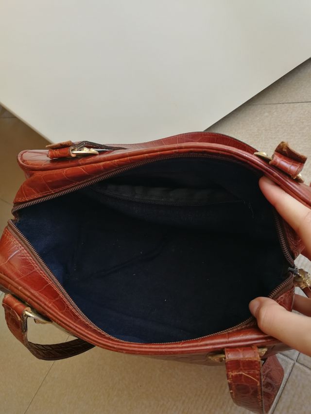 Borsa in pelle vintage Nicolas