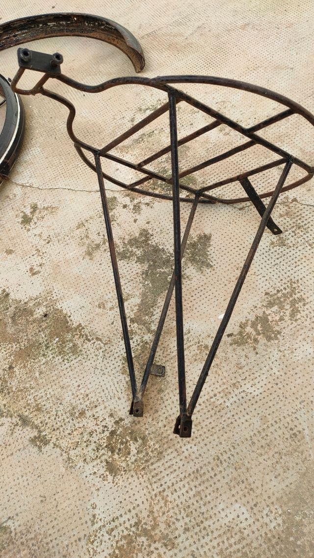 Portaequipajes bicicleta de varillas