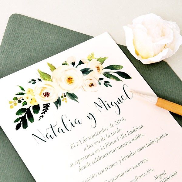 Invitación de boda