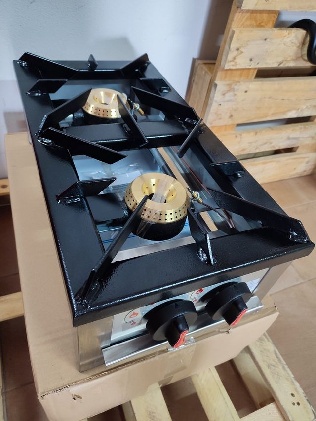 FORNELLO A GAS PROFESSIONALE 30X60 CM