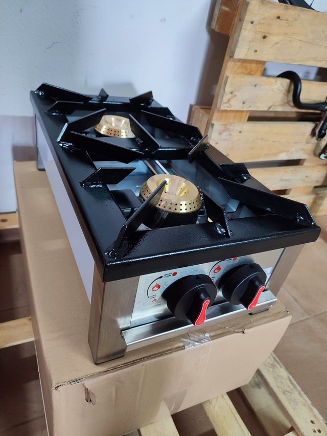 FORNELLO A GAS PROFESSIONALE 30X60 CM