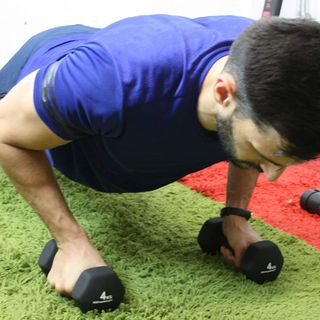 2 Mancuernas de Neopreno Antideslizantes de 3Kg