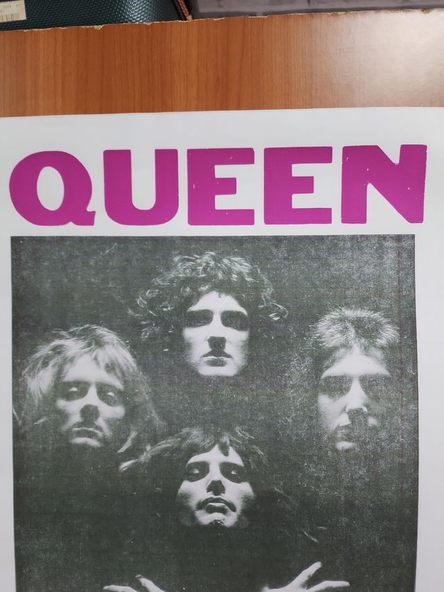 QUEEN POSTER GRAN TAMAÑO PARA ENMARCAR VEALO COLEC