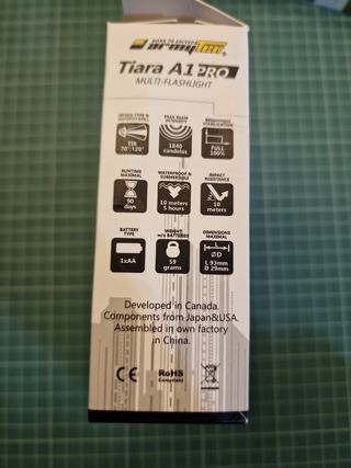 Frontal Led Armytek Tiara A1 Pro 600lm