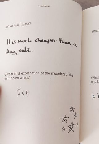 F in exams. Libro divertido en inglés