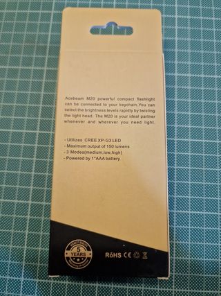Linterna Led Acebeam M20 Sand 150lm