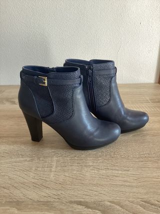 Botines azul marino