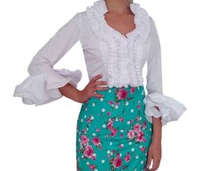 camisa sevillanas, flamenca, Talla 42/44