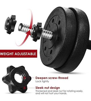 30KG DUMBBELL MANCUERNAS AJUSTABLES  NUEVAS