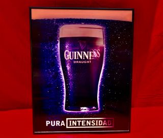 CARTEL LUMINOSO GUINNESS / VINTAGE / AÑOS 90