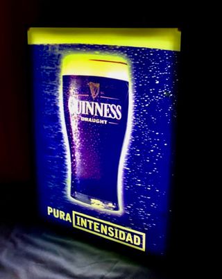 CARTEL LUMINOSO GUINNESS / VINTAGE / AÑOS 90