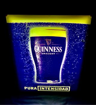 CARTEL LUMINOSO GUINNESS / VINTAGE / AÑOS 90